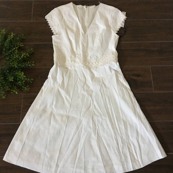 NWT $348 Elie Tahari Maia bride simple dress size - Picture 5 of 8